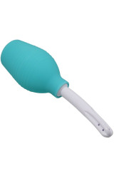 MR PLAY - DOCCIA ANALE IN GOMMA BLU PERA