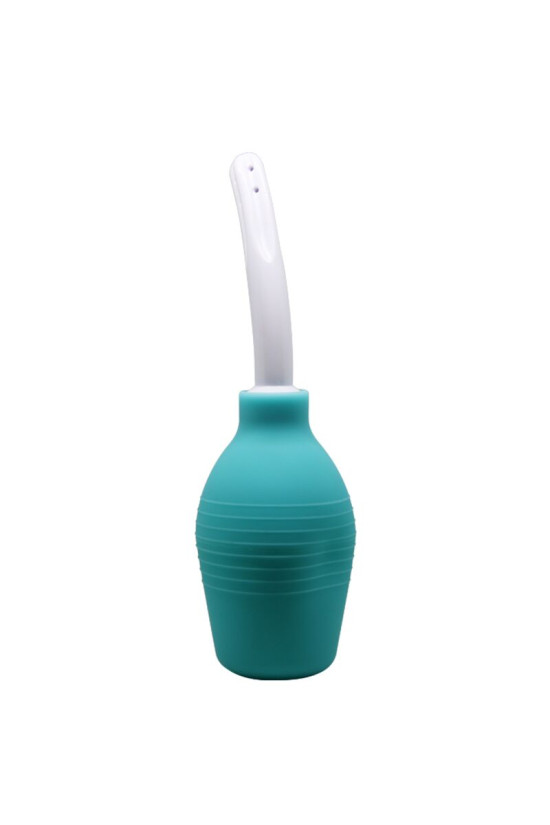 MR PLAY - DOCCIA ANALE IN GOMMA BLU PERA