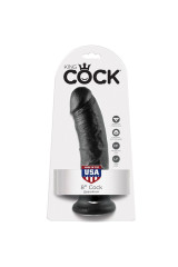 KING COCK - 8 DILDO NERO 20.3 CM