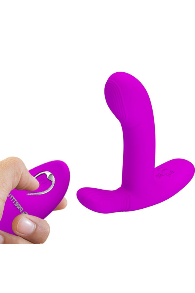 PRETTY LOVE - MASSAGGIATORE PER CLITORIDE GERI TELECOMANDO ROSA