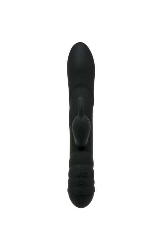 ADRIEN LASTIC - VIBRATORE TWISTER E MASSAGGIATORE ROTATORE CONIGLIO NERO