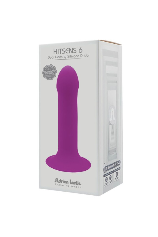 ADRIEN LASTIC - HITSENS 6 DILDO IN SILICONE VIOLA