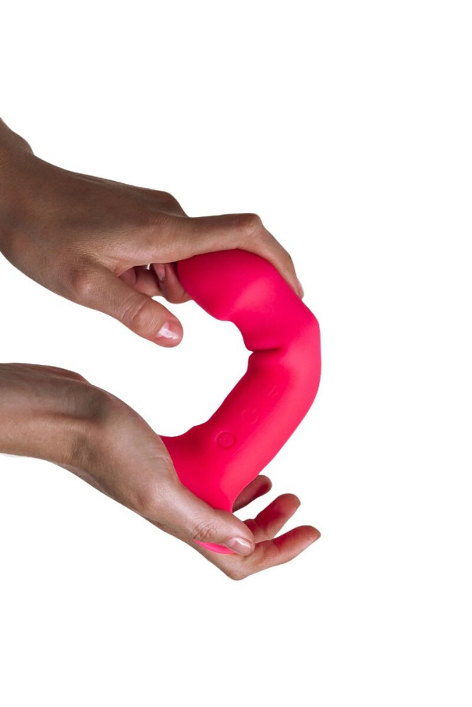ADRIEN LASTIC - HITSENS VIBE 2 DILDO IN SILICONE ROSA