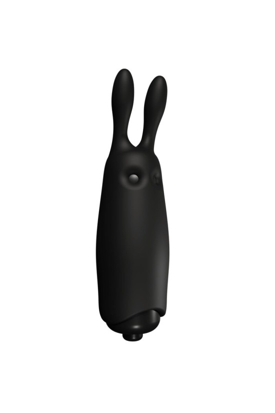 ADRIEN LASTIC - VIBRATORE CONIGLIO NERO TASCABILE IN LASTIC