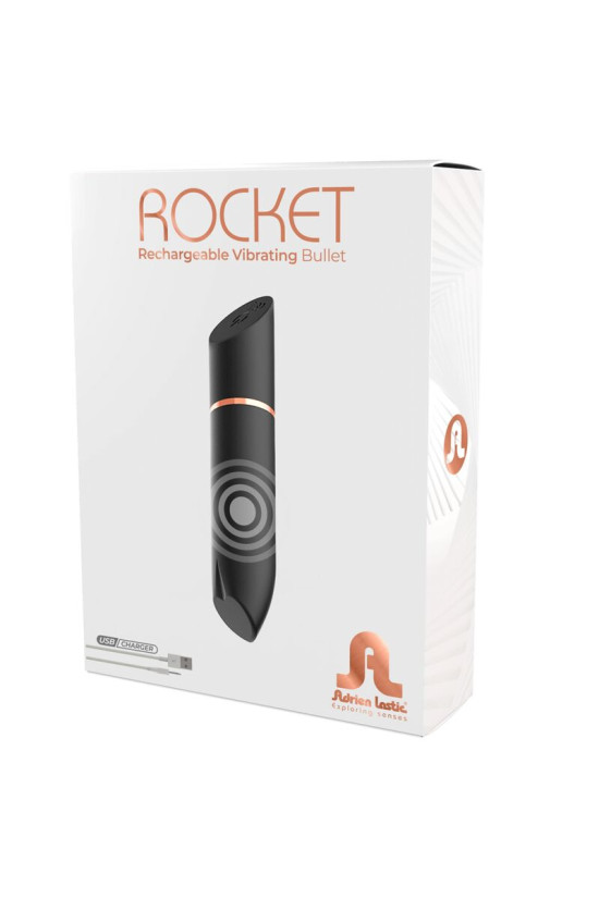 ADRIEN LASTIC - PROIETTILE RICARICABILE ROCKET NERO