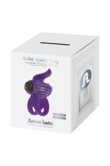 ADRIEN LASTIC - ANELLO VIBRATORE BULLET LASTIC VIOLA