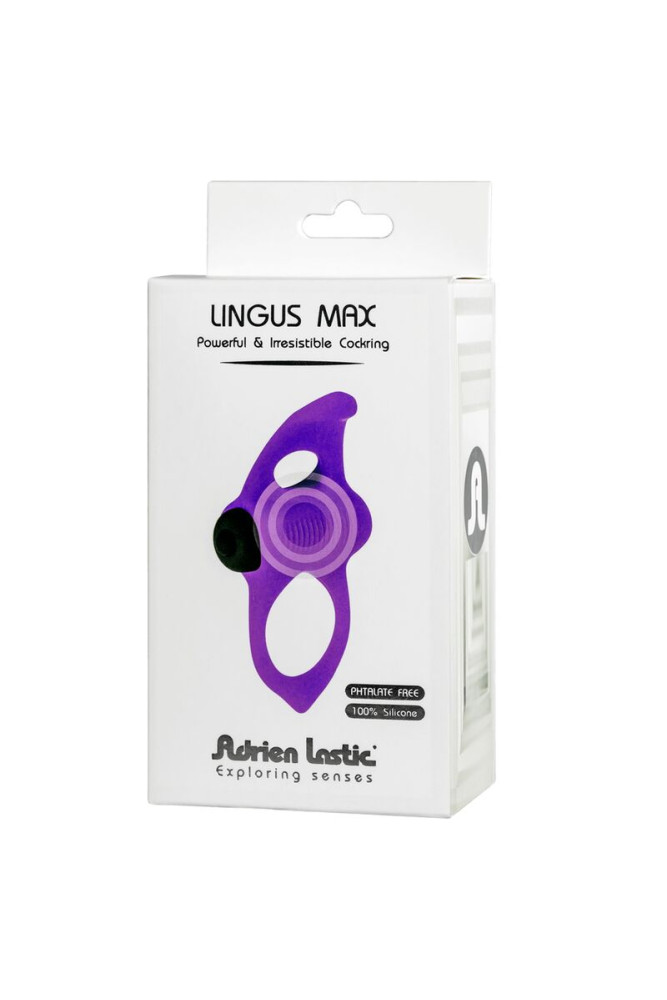 ADRIEN LASTIC - ANELLO VIBRATORE LINGUS MAX VIOLA