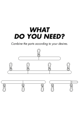 FETISH SUBMISSIVE BONDAGE - BARRA SEPARATRICE REGOLABILE 4 PEZZI