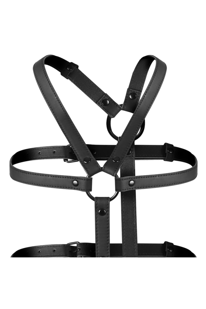 FETISH SUBMISSIVE BONDAGE - IMBRACATURA REGOLABILE TORSO E BRACCIA