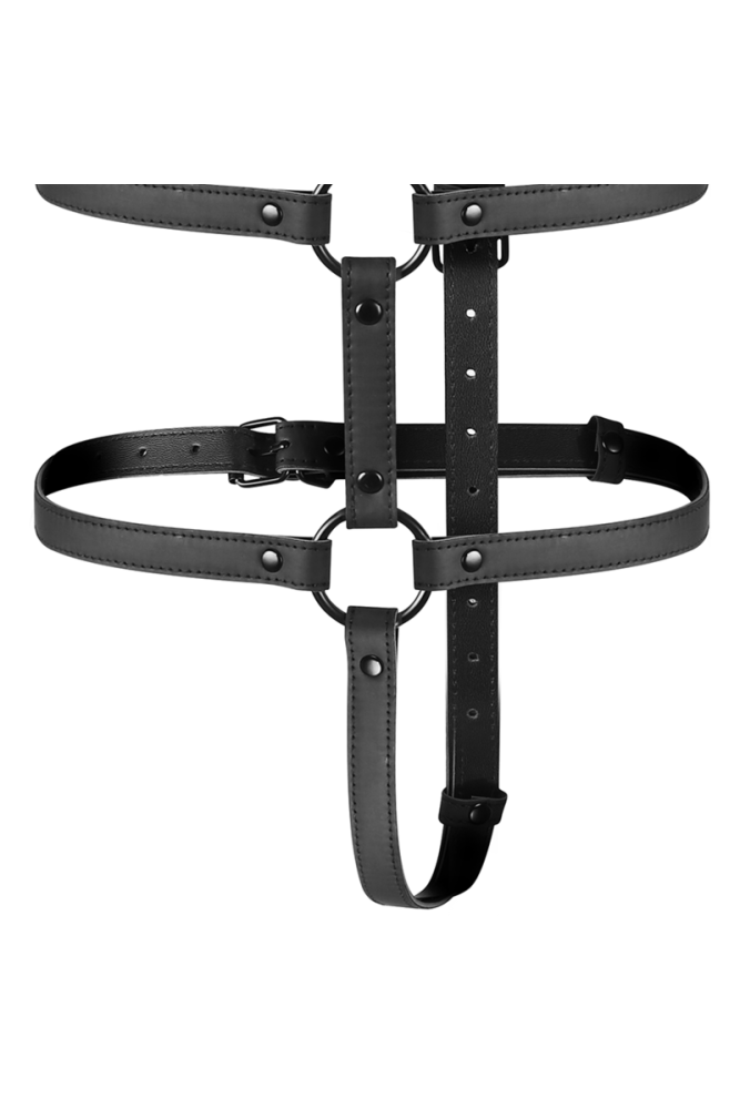 FETISH SUBMISSIVE BONDAGE - IMBRACATURA REGOLABILE TORSO E BRACCIA