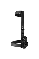 FETISH SUBMISSIVE BONDAGE - SET DI CONTENIMENTO DEL CORPO CON COLLETTO E POLSINI