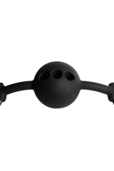 FETISH SUBMISSIVE BONDAGE - BALL GAG IN SILICONE TRASPIRANTE
