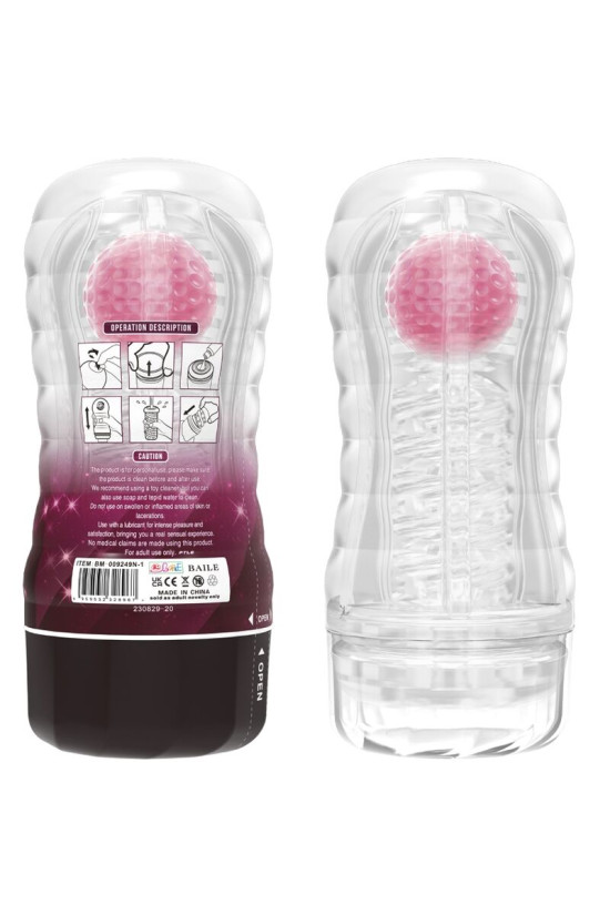 PRETTY LOVE - COPERTURA MASTURBATORE ROSA