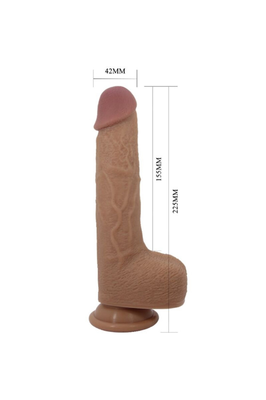 PRETTY LOVE - VIBRATORE DILDO REALISTICO TOMMY 22.5 CM