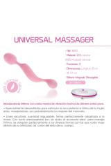 FEMINTIMATE - VIBRATORE IN SILICONE MASSAGGIATORE UNIVERSALE ROSA