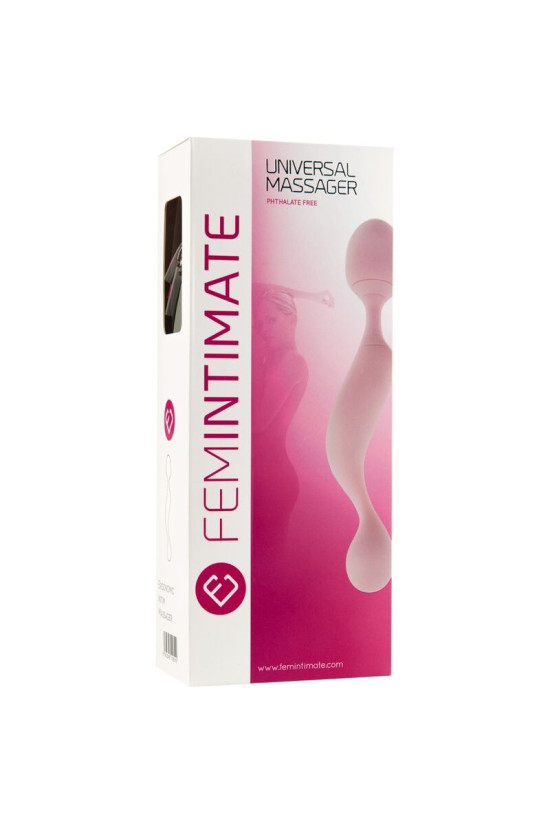 FEMINTIMATE - VIBRATORE IN SILICONE MASSAGGIATORE UNIVERSALE ROSA