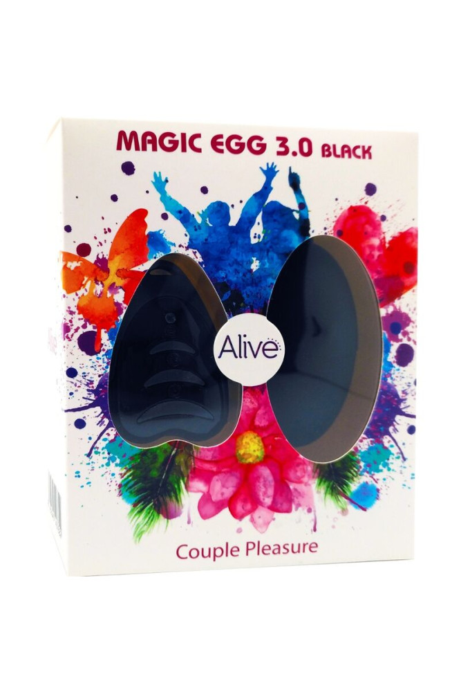 ALIVE - MAGIC EGG 3.0 UOVO VIBRANTE TELECOMANDO NERO