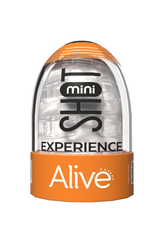 ALIVE - SHOT EXPERIENCE MINI MASTURBATORE TRASPARENTE