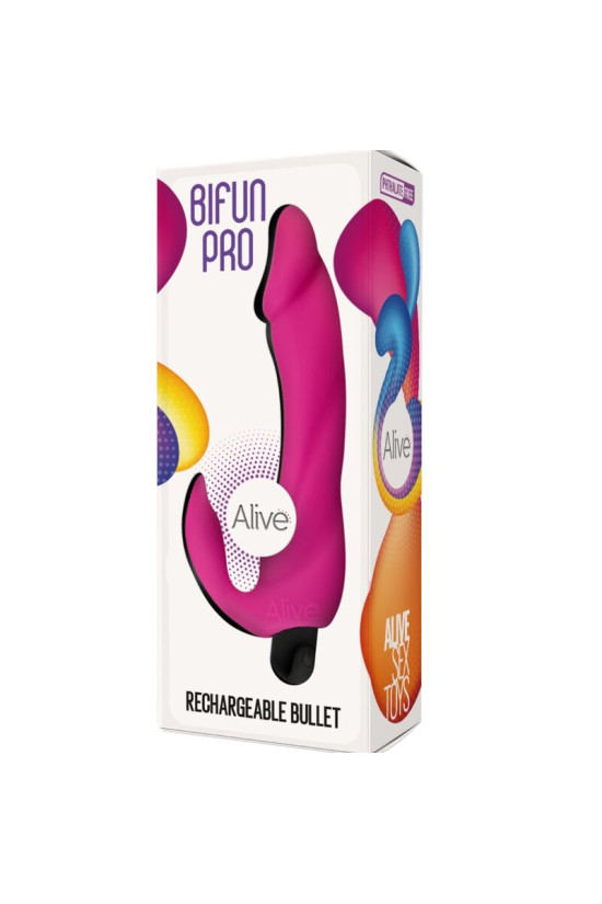 ALIVE - DILDO VIBRATORE BIFUN PRO ROSA 14