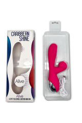 ALIVE - VIBRATORE E VENTOSA CARIBBEAN SHINE FUCSIA