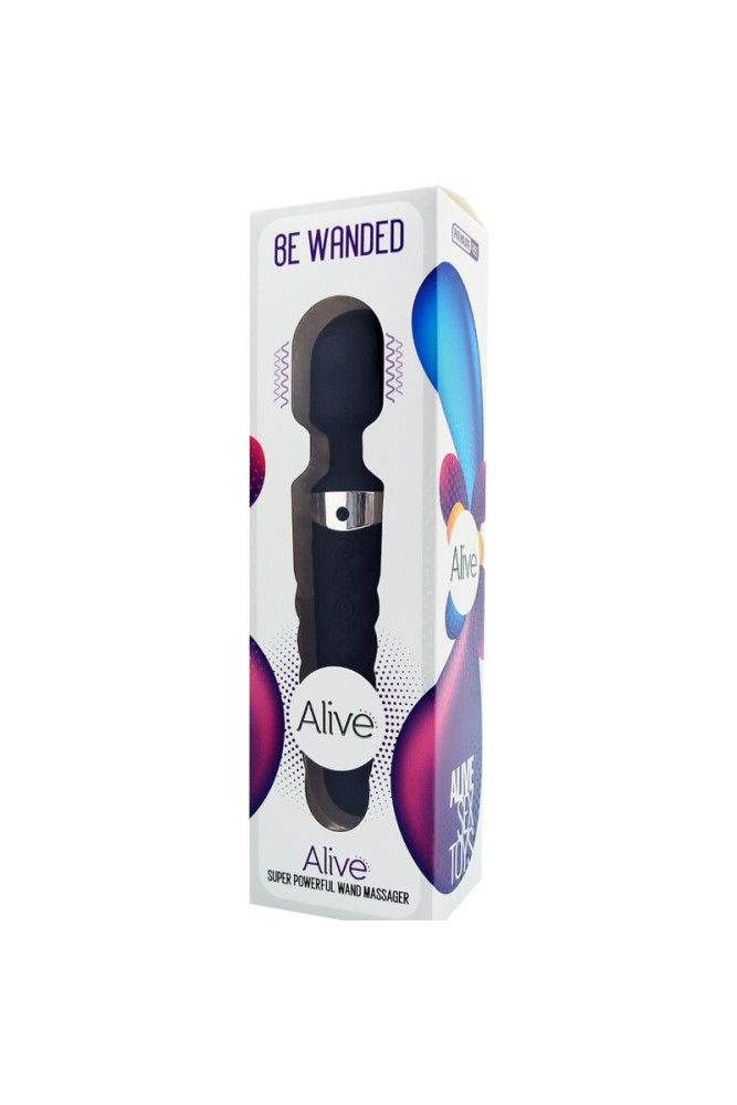 ALIVE - BE WANDED VIBRATORE MASSAGGIATORE NERO