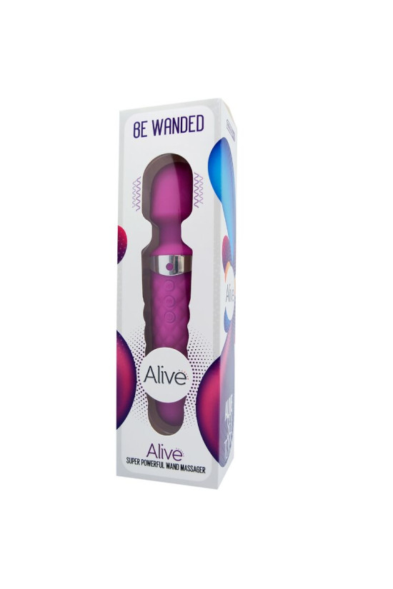 ALIVE - BE WANDED VIBRATORE MASSAGGIATORE VIOLA
