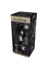 ALIVE - PIACERE ANALE MINI PLUG METAL NERO TAGLIA L