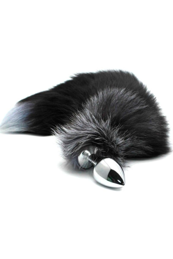 ALIVE - PLUG PIACERE ANALE IN METALLO FOX TAIL TAGLIA S