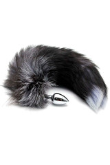 ALIVE - PLUG PIACERE ANALE IN METALLO FOX TAIL TAGLIA M