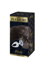 ALIVE - PLUG PIACERE ANALE IN METALLO FOX TAIL TAGLIA L