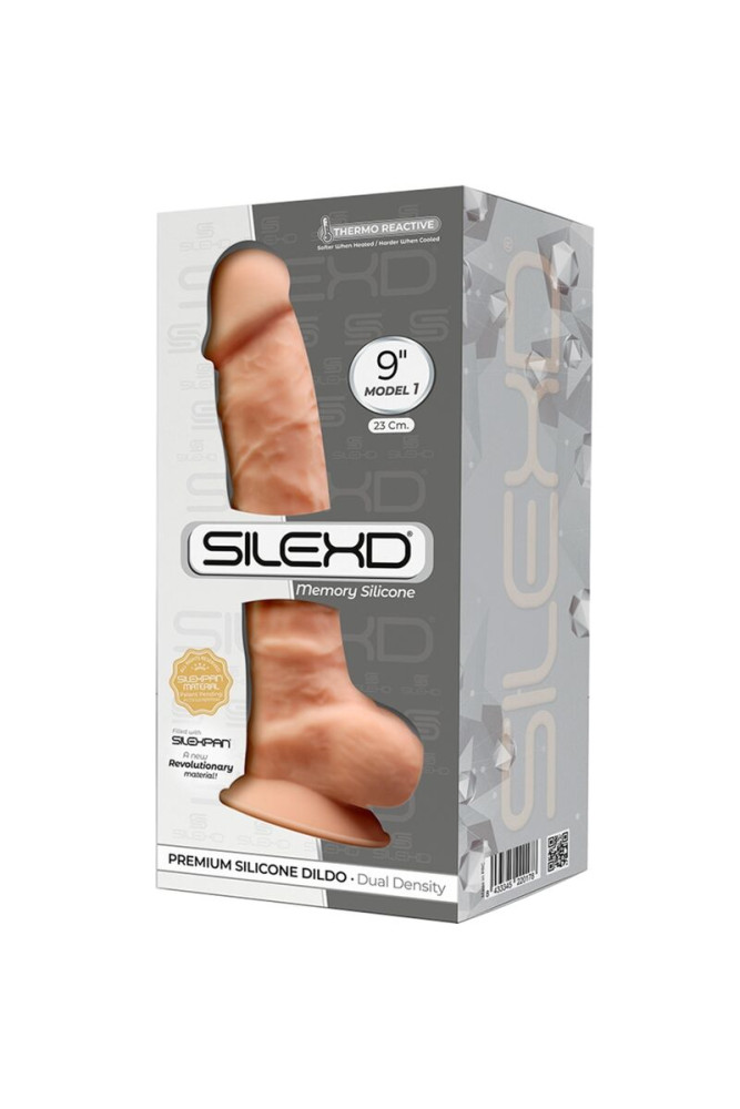 SILEXD - MODELLO 1 PENE REALISTICO PREMIUM SILEXPAN SILICONE 23 CM