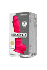 SILEXD - MODELLO 1 PENE REALISTICO PREMIUM SILEXPAN SILICONE FUCSIA 23 CM