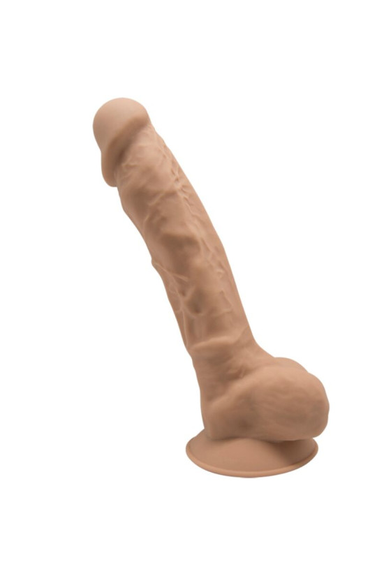 SILEXD - MODELLO 1 PENE REALISTICO PREMIUM SILEXPAN SILICONE CARAMEL 17.5 CM