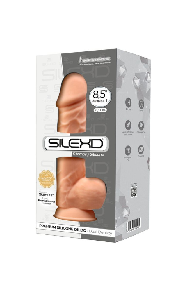 SILEXD - MODELLO 1 PENE REALISTICO PREMIUM SILEXPAN SILICONE 21.5 CM