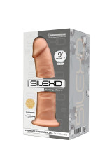 SILEXD - MODELLO 2 PENE REALISTICO PREMIUM SILEXPAN SILICONE 23 CM