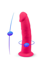 SILEXD - MODELLO 2 PENE REALISTICO PREMIUM SILEXPAN SILICONE FUCSIA 19.2 CM