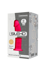 SILEXD - MODELLO 2 PENE REALISTICO PREMIUM SILEXPAN SILICONE FUCSIA 15 CM