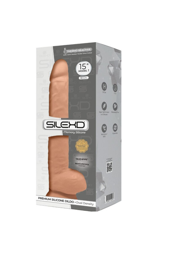 SILEXD - MODELLO 1 PENE REALISTICO PREMIUM SILEXPAN SILICONE 38 CM