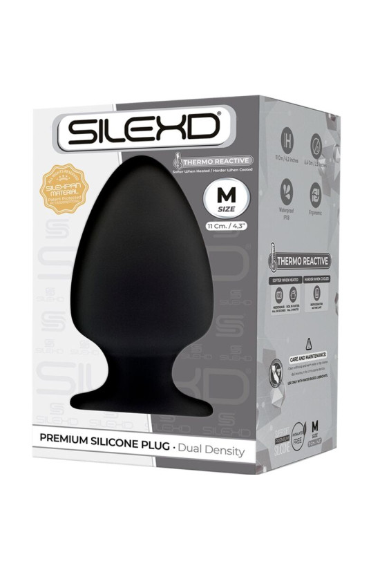 SILEXD - MODELLO 1 PLUG ANALE PREMIUM SILEXPAN SILICONE PREMIUM TERMOREATTIVO MISURA M