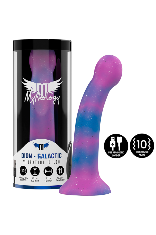 MYTHOLOGY - DION GALACTIC DILDO S - VIBRATORE WATCHME COMPATIBILE CON TECNOLOGIA WIRELESS