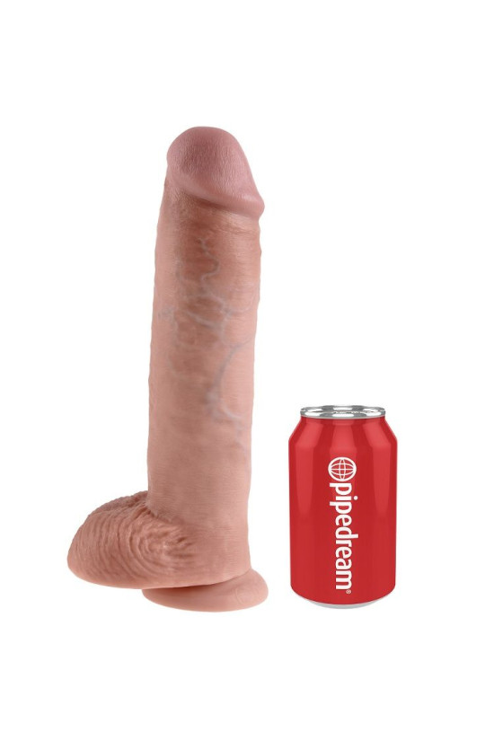 KING COCK - 11 DILDO CARNE CON SFERE 28 CM