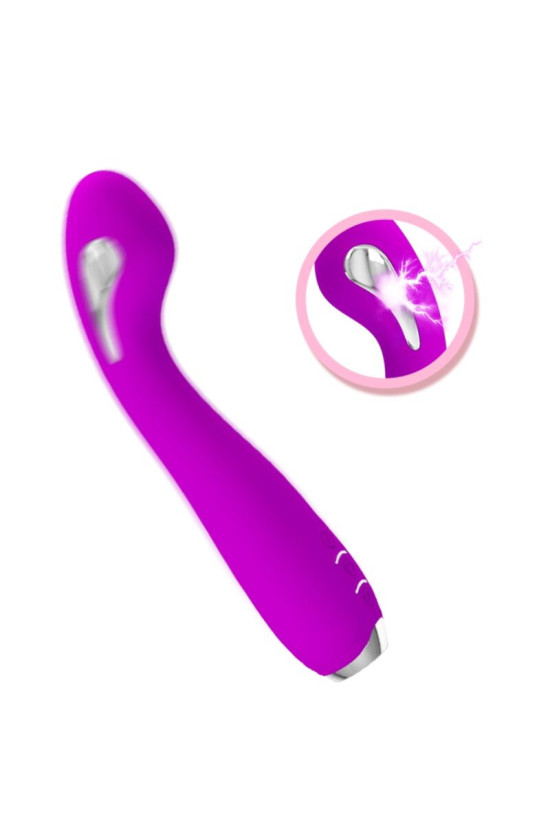 PRETTY LOVE - VIBRATORE ELETTROSHOCK RICARICABILE HECTOR IMPERMEABILE VIOLA