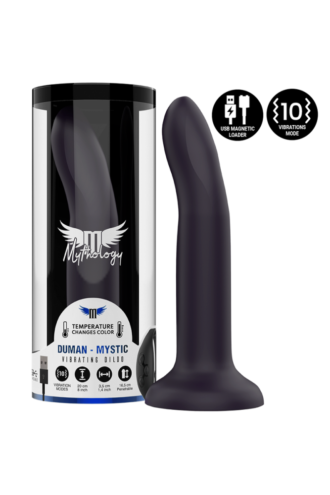 MYTHOLOGY - DUMAN MYSTIC DILDO L - VIBRATORE COMPATIBILE CON TECNOLOGIA WIRELESS WATCHME
