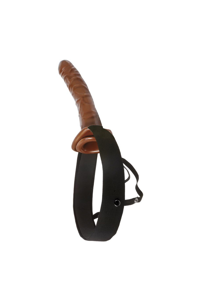 FETISH FANTASY SERIES - CHOCOLATE DREAM HOLLOW STRAP-ON