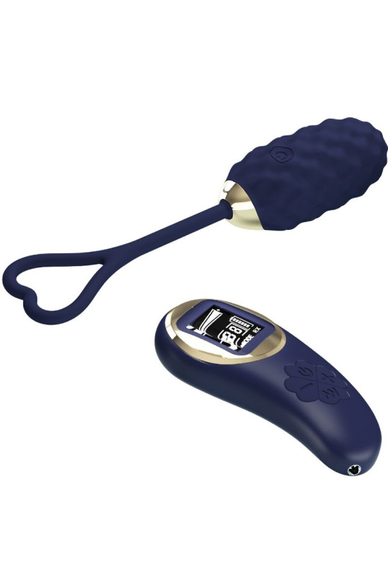 PRETTY LOVE - UOVO VIBRANTE CON TELECOMANDO BLU VIVIAN