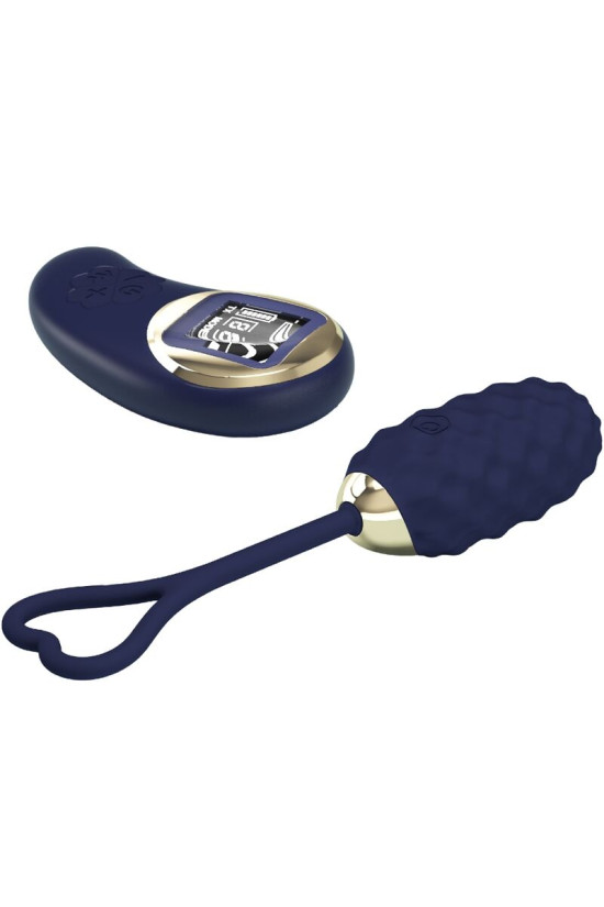 PRETTY LOVE - UOVO VIBRANTE CON TELECOMANDO BLU VIVIAN