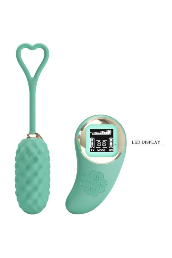 PRETTY LOVE - UOVO VIBRANTE CON TELECOMANDO VERDE VIVIAN