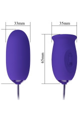 PRETTY LOVE - VIBRATORE STIMOLATORE RICARICABILE DAISY YOUTH VIOLETTO