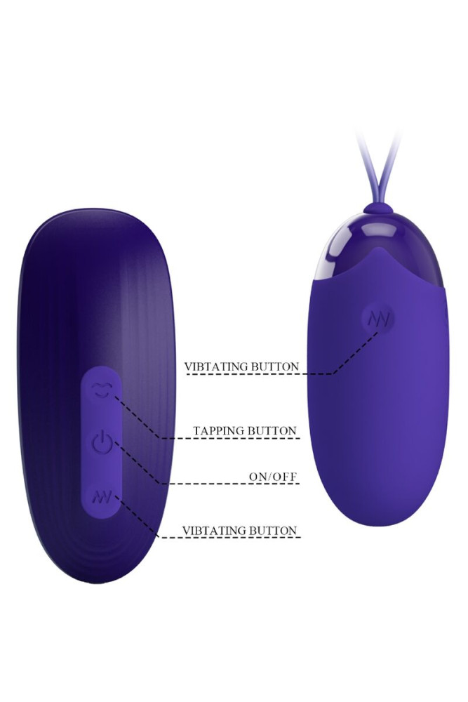 PRETTY LOVE - STIMOLATORE E UOVO PORTATILE
