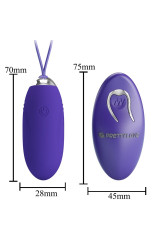 PRETTY LOVE - JENNY YOUTH VIOLING UOVO TELECOMANDO VIOLETTO